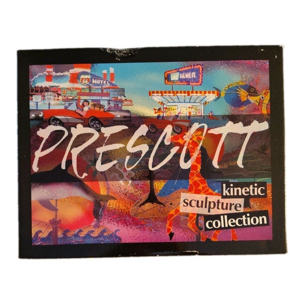 Frederick Prescott Signed Kinetic Sculpture Tyrannosaurus T-Rex Santa Fe Art...